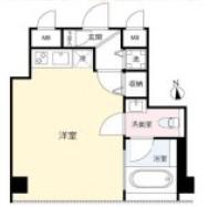 FLEG西麻布VIERGE(ワンルーム/1階)の間取り写真