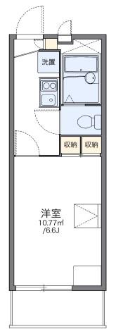 レオパレスジュノス芦屋(1K/3階)の間取り写真