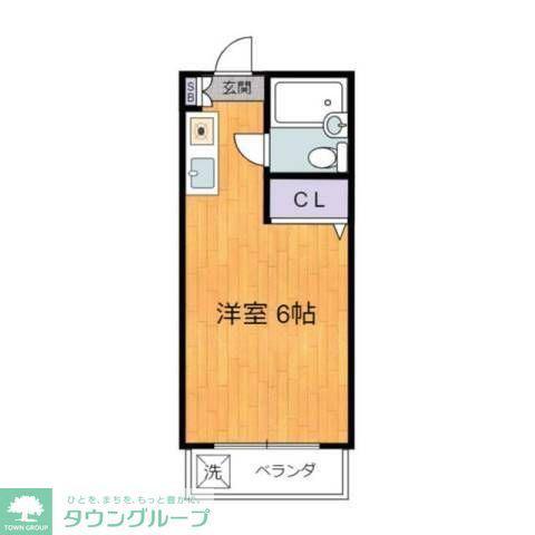 第11安藤マンション(ワンルーム/1階)の間取り写真