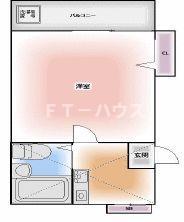 ハイツひらまつ(ワンルーム/1階)の間取り写真