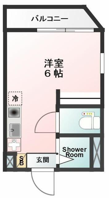 GLANBELL墨田II(ワンルーム/3階)の間取り写真