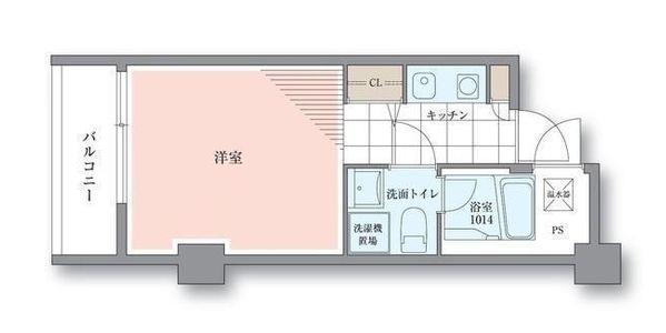 ホテル&レジデンス六本木(1K/7階)の間取り写真