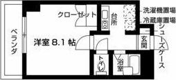 ウイステリア星ヶ丘(1K/4階)の間取り写真