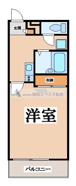 レオパレス御厨イースト(1K/2階)の間取り写真