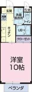 A&NHILLS(1K/2階)の間取り写真