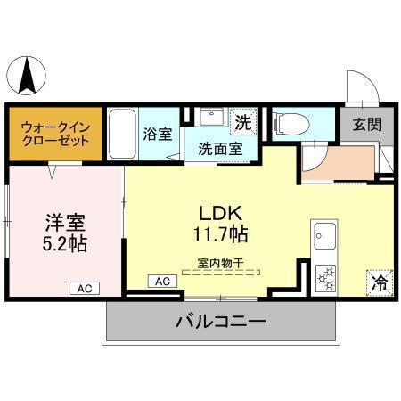 NOBLE TONE(1LDK/3階)の間取り写真