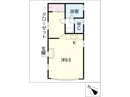 モービルハウス(ワンルーム/1階)の間取り写真