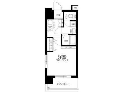 プレール南池袋(1K/8階)の間取り写真