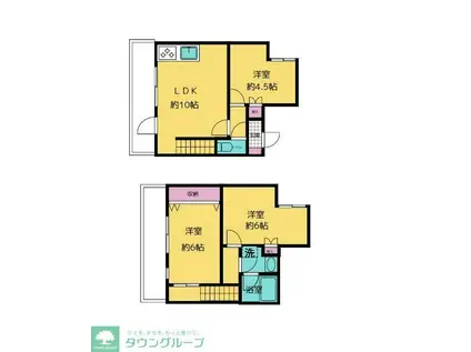 グランロペII(3LDK/B1階)の間取り写真