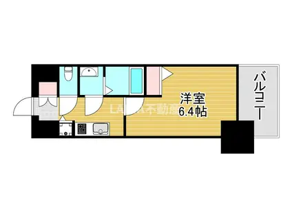 エスリード京橋(1K/2階)の間取り写真