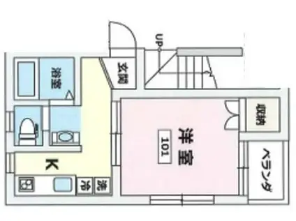 アナトリア北千住(1K/1階)の間取り写真