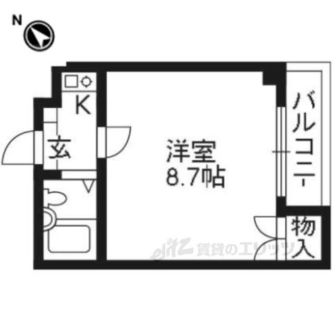 ハイツすぎさ2号館(2LDK/2階)の間取り写真