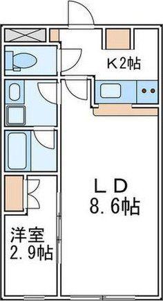 PRIMAL SHIN-KOENJI(1LDK/3階)の間取り写真