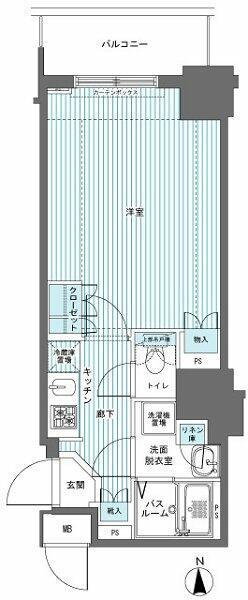 フェニックス西参道タワー(1K/3階)の間取り写真