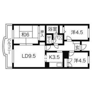 ペルミエール905(3LDK/2階)の間取り写真