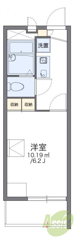レオパレスWAKABA(1K/3階)の間取り写真