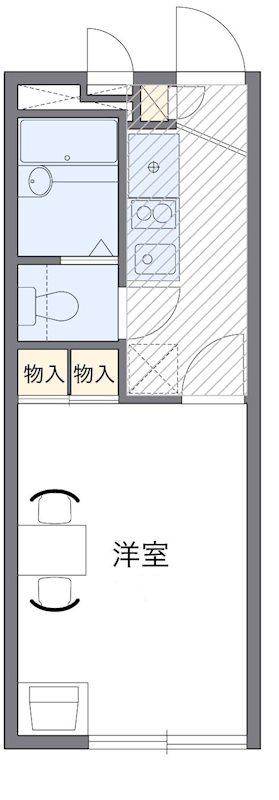 ACCUEIL(1K/1階)の間取り写真