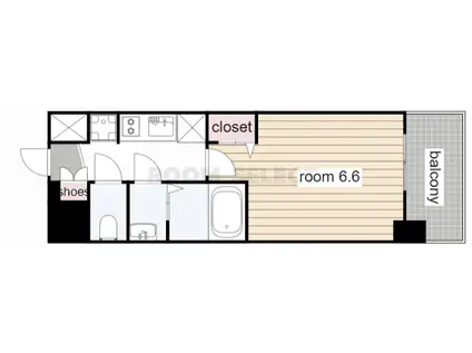 プレサンス名古屋STATIONフレア(1K/5階)の間取り写真