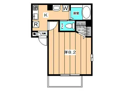 COCO中野坂上DESU(1K/1階)の間取り写真