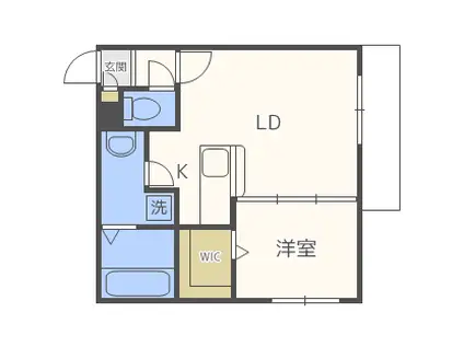 ANGE-CELESTE(1LDK/3階)の間取り写真