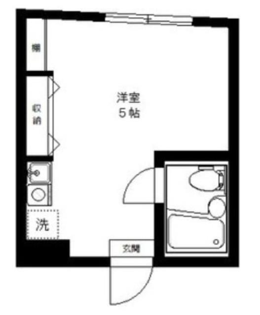 アーバンハイツ(ワンルーム/3階)の間取り写真