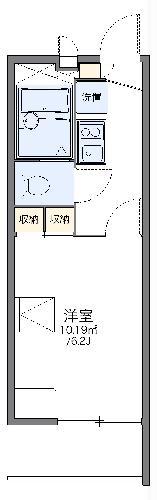 レオパレスドリームII(1K/3階)の間取り写真