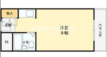 ピュアハイツナカザワ(ワンルーム/3階)の間取り写真