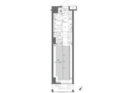 ズーム渋谷神山町(1K/2階)の間取り写真