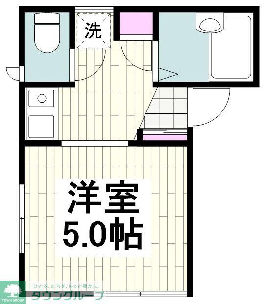FORLIFE横浜岸谷(ワンルーム/1階)の間取り写真