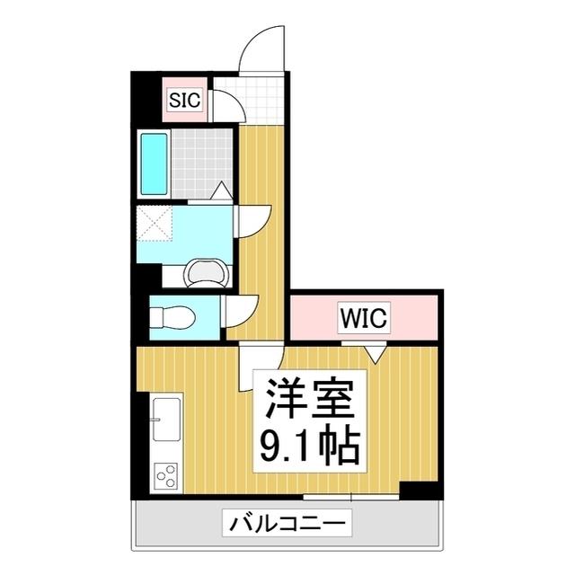 MAISON RASSURER(ワンルーム/2階)の間取り写真