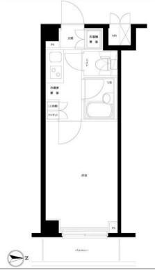 ルーブル蒲田六番館(1K/3階)の間取り写真
