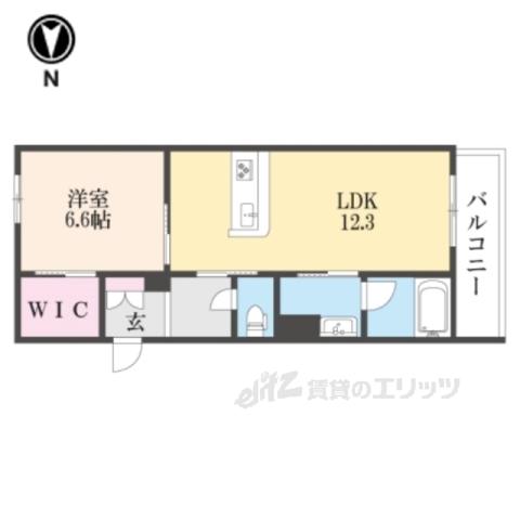 ザ・プレミアムステージア(1LDK/2階)の間取り写真