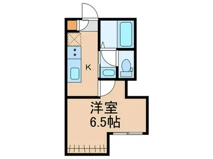 ASA HILLS(1K/2階)の間取り写真