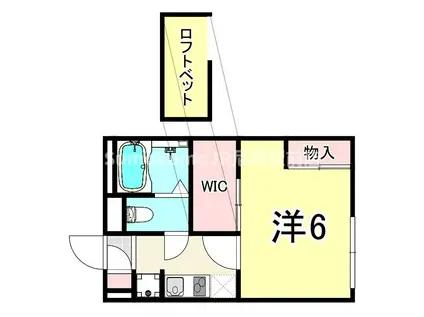 レオパレスK・K(1K/1階)の間取り写真