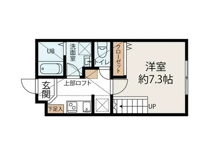 ソシアルーチェ(2LDK/4階)の間取り写真