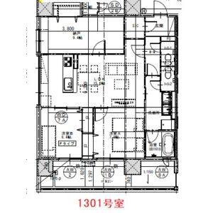 さくらHILLS ROKUBAN PLATINUM RESIDENCE(3LDK/13階)の間取り写真
