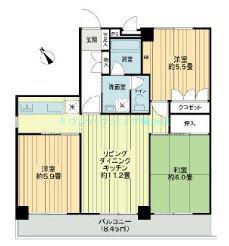 シティコープ反町(3LDK/4階)の間取り写真