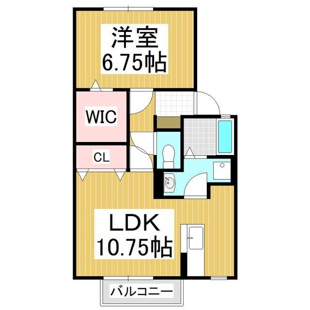 ラエスペランサ(1LDK/1階)の間取り写真