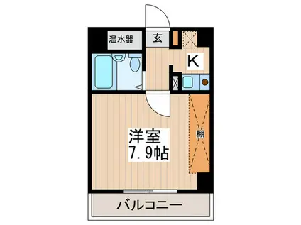 田沢ビル(1K/7階)の間取り写真