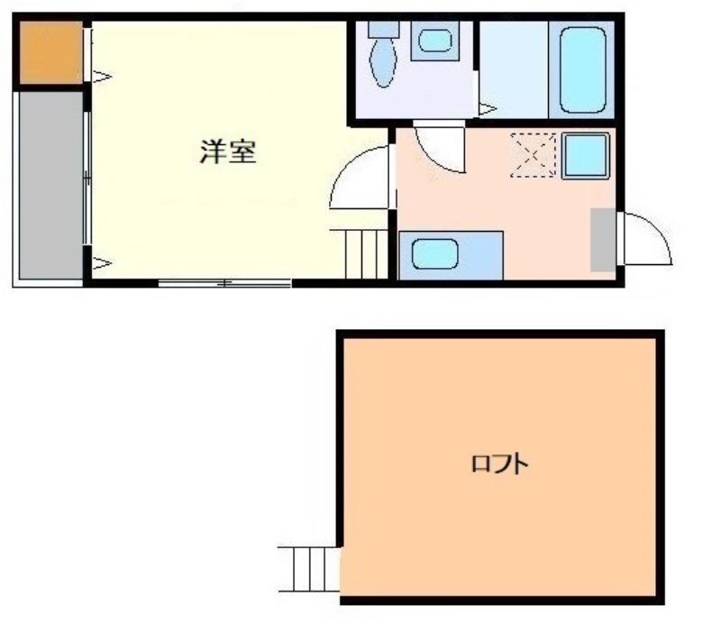 グリーンハイツ(1K/2階)の間取り写真