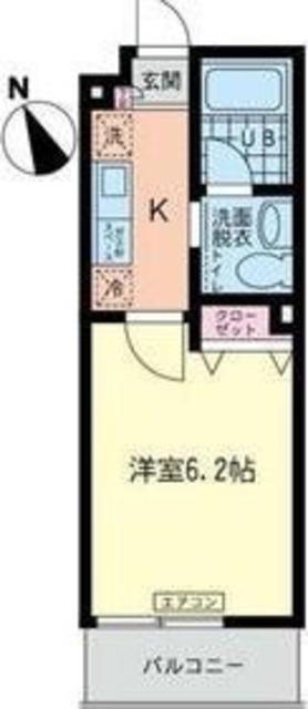 SK-I(1K/1階)の間取り写真