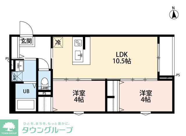 ROBOT HOME 西台(2LDK/3階)の間取り写真