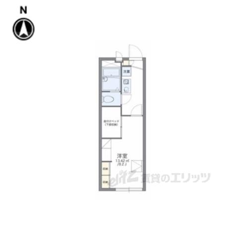 レオパレスANNEX EST(1K/2階)の間取り写真