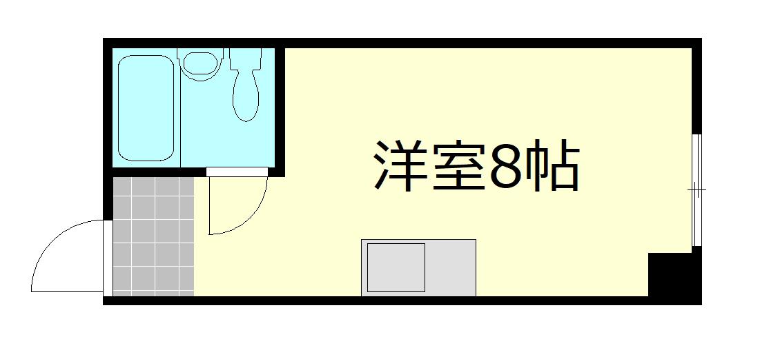 セントラル瀬戸内マンション(1K/10階)の間取り写真