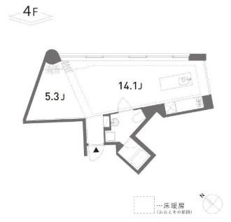GROVE グローブ(1LDK/5階)の間取り写真