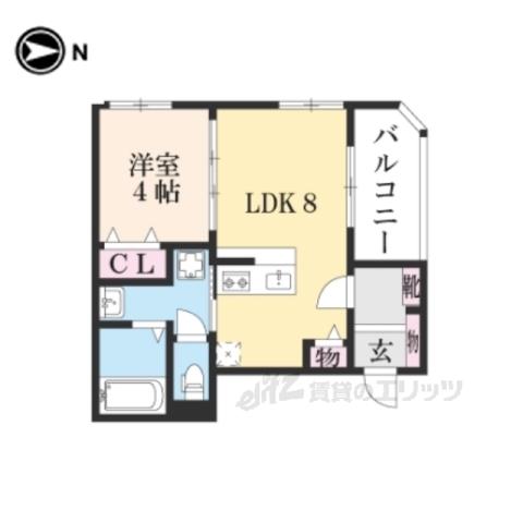 アールメゾン(1LDK/2階)の間取り写真