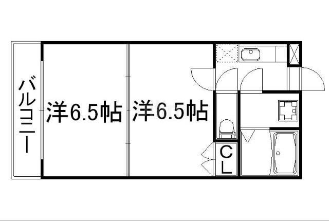 メゾンドイッセイ東寺(2K/4階)の間取り写真