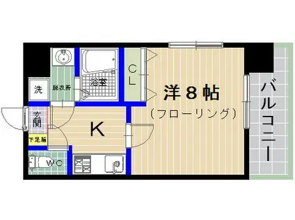 イル・コルティーレ(1K/10階)の間取り写真