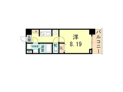 VIVACE NAGASUHONDORI(1K/5階)の間取り写真