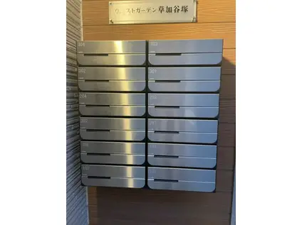 ウエストガーデン草加谷塚(1K/2階)の間取り写真